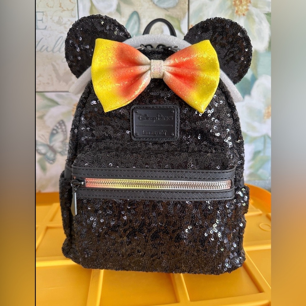 Disney candy corn Loungefly and ears set